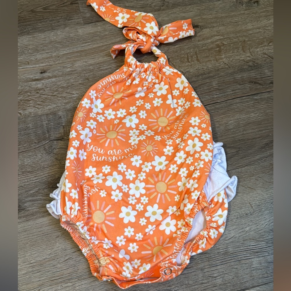 Orange romper